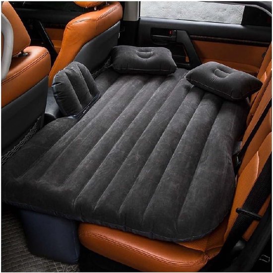Autoluchtmatras - Reisbed Auto - Comfortabel Slapen - Op Maat Gemaakt - 135 cm Breed - Grijs — afbeelding 5