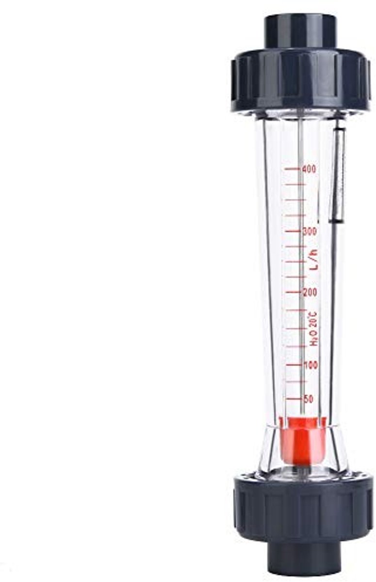 ZEYNOMAX- Vloeistofdebietmeter 40-400 l/u - Nauwkeurige ABS-buisstroommeter - Transparant paneel - Debietmeting - Monitoring vloeistoffen - Minder dan 4% nauwkeurigheid - Debietmeter