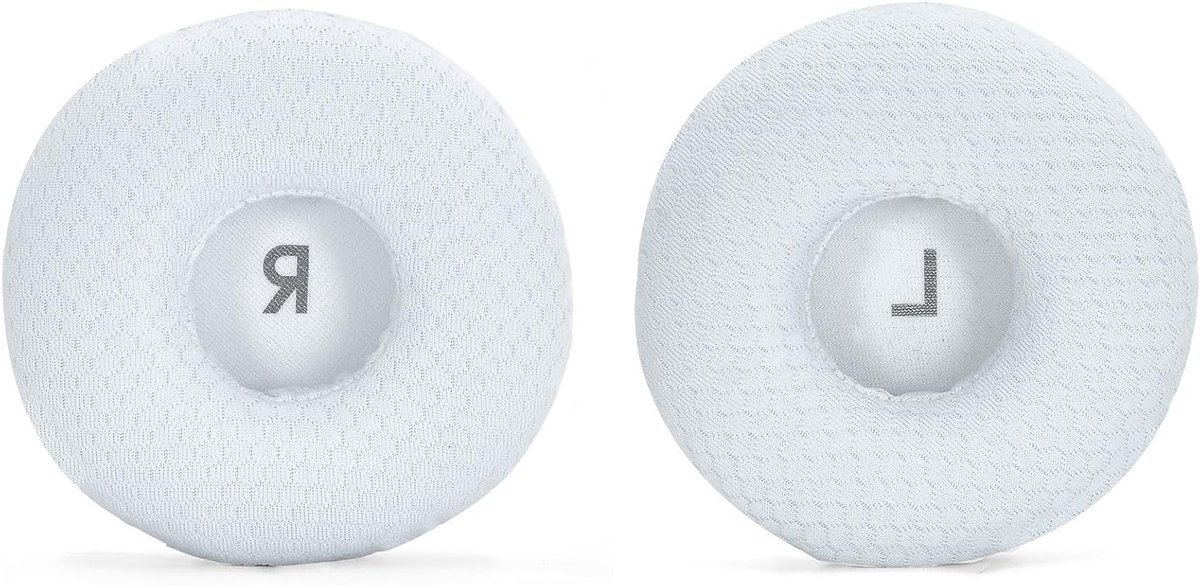 Vervangende Mesh Oorkussens voor JBL Hoofdtelefoons - Comfortabel, Ademend en Duurzaam (Wit)