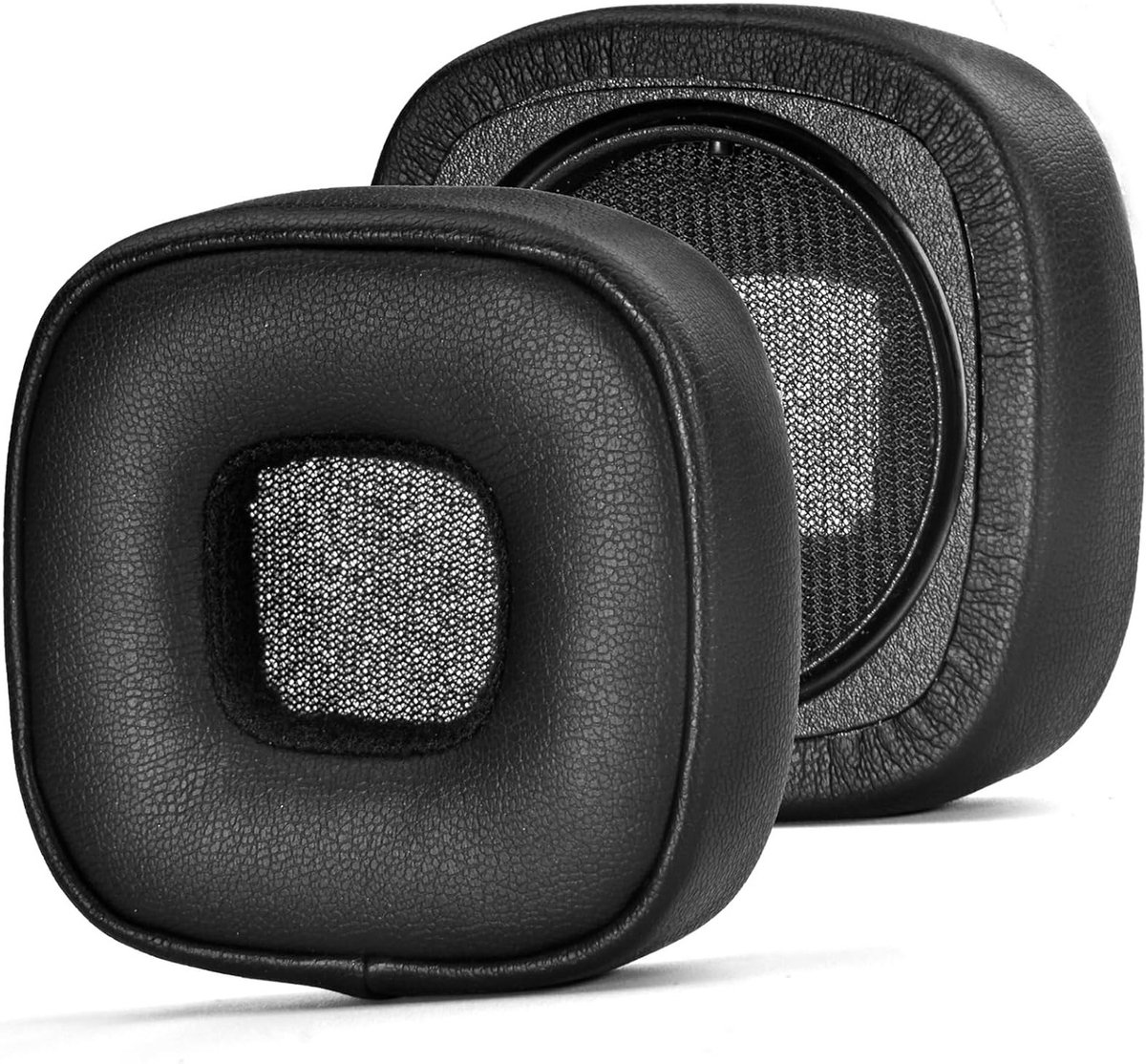 Vervangende Oorkussens voor Marshall Major III/IV/V ANC Bluetooth Hoofdtelefoons - Hoogwaardige Schuim en Kunstleer, Zwart, Comfortabel en Duurzaam