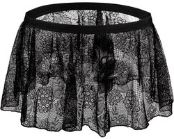 Sexy Sissy Panties voor Mannen - Kanten Mini Rok, Erotische Onderbroek voor Crossdressers en Cosplay, Perfect voor Nachtclubs en Lingerie Verzameling