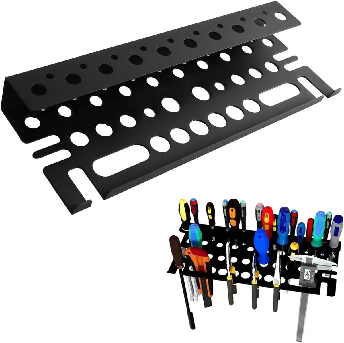Muurbeugel voor Gereedschap, 40 cm, Efficiënte Opslag, Gereedschapsopslag, Werkplaats, Garage, Handgereedschap Organizer