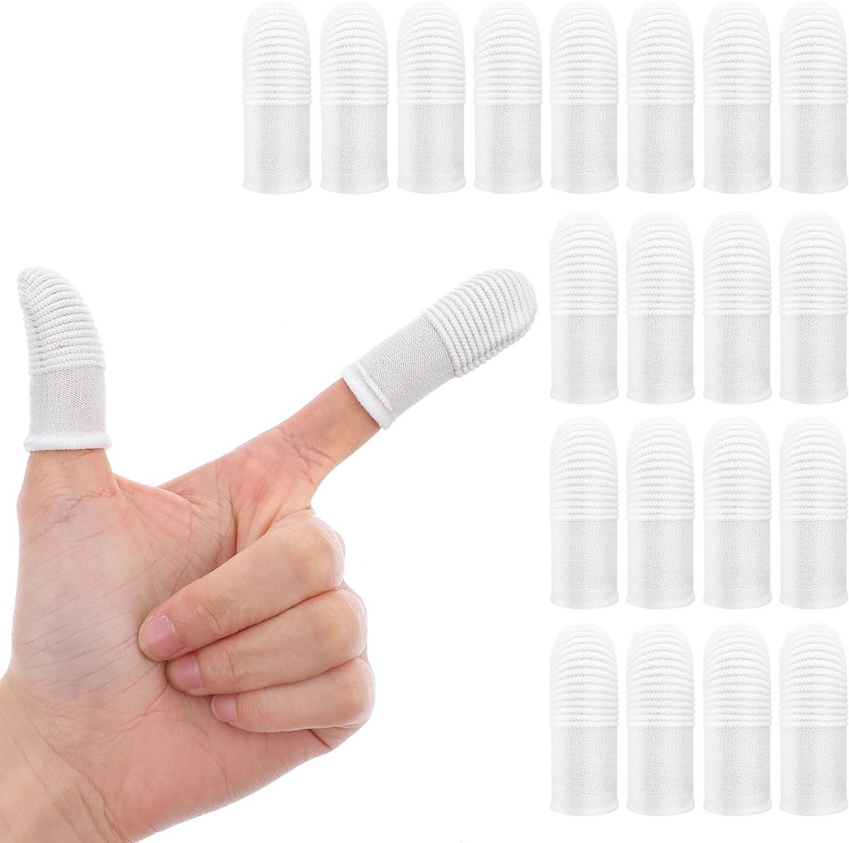 20 Stuks Dieren Tandverzorgingsset met Vinger Tandenborstels en Mondreinigingsdoekjes voor Optimale Mondhygiëne, Frisse Adem en Vermindering van Tandplak en Tandsteen