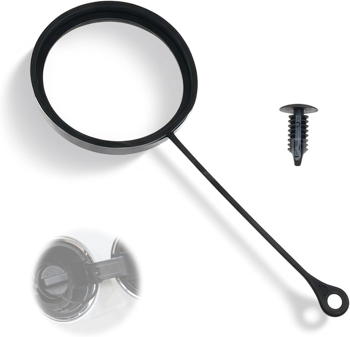 Tankdeksel Bevestigingsriem voor Brandstoftankdop - Rubber Kabel voor W204 W211 W205 W212 W203 W176 W220 W171 W172 W169 W245 X204 - Vervangingsonderdeel, Duurzaam, Betrouwbaar