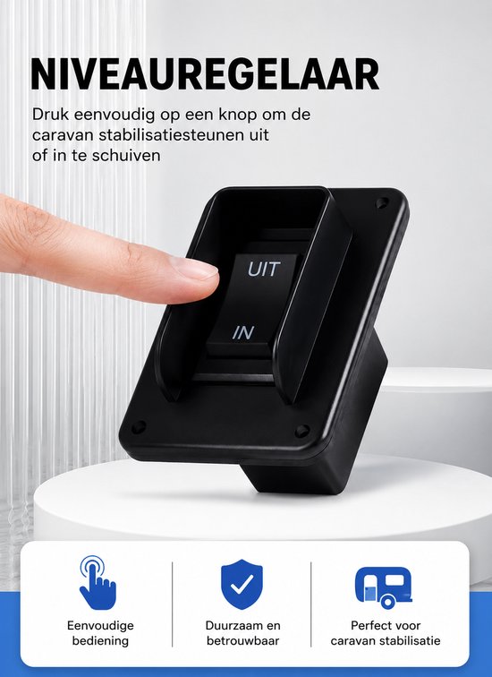 SEAFLO 12V Elektrische leveler voor Campers, Aanhangwagens en Caravan van SeaFlo — afbeelding 5