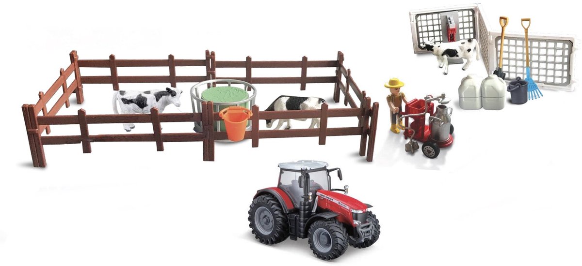 Bburago Playset - Modelauto - Schaal 10 CM - Div.