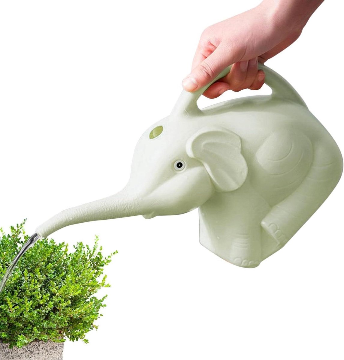 Gieter Kamerplanten - Dierlijke gieter - Planten Hydrateren - Unieke olifantvorm - 15x27x15 cm - Groen