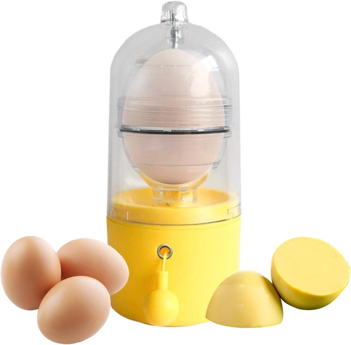 Eier Shaker - Eidooier Mixer - Keuken Mixen - Handmatig Aangedreven - 75 x 75 x 165 cm - Goudkleurig