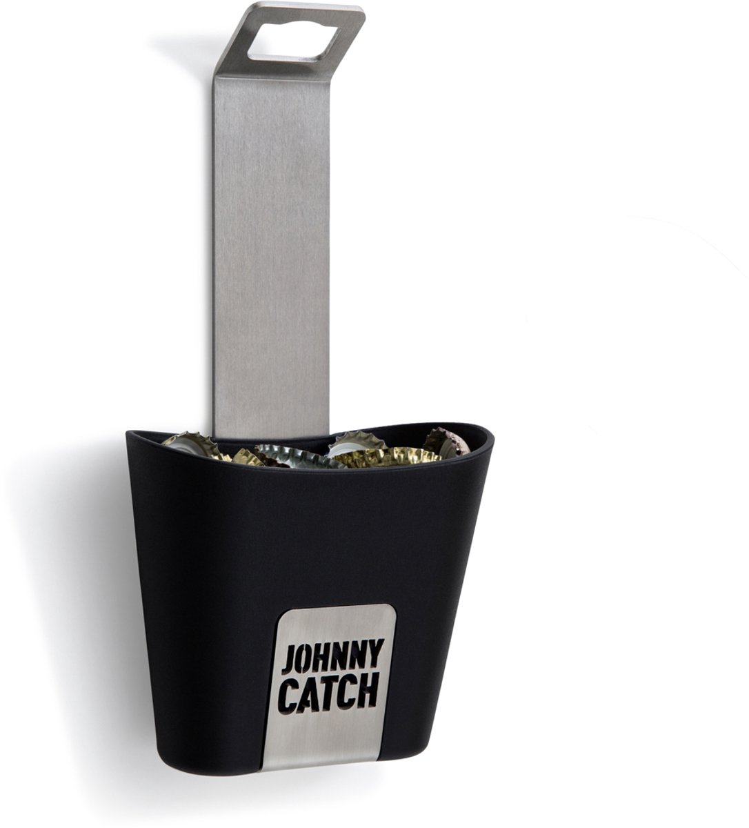 Höfats Johny Catch Opener Opvangbak - RVS - 23x12x6 cm - Zwart