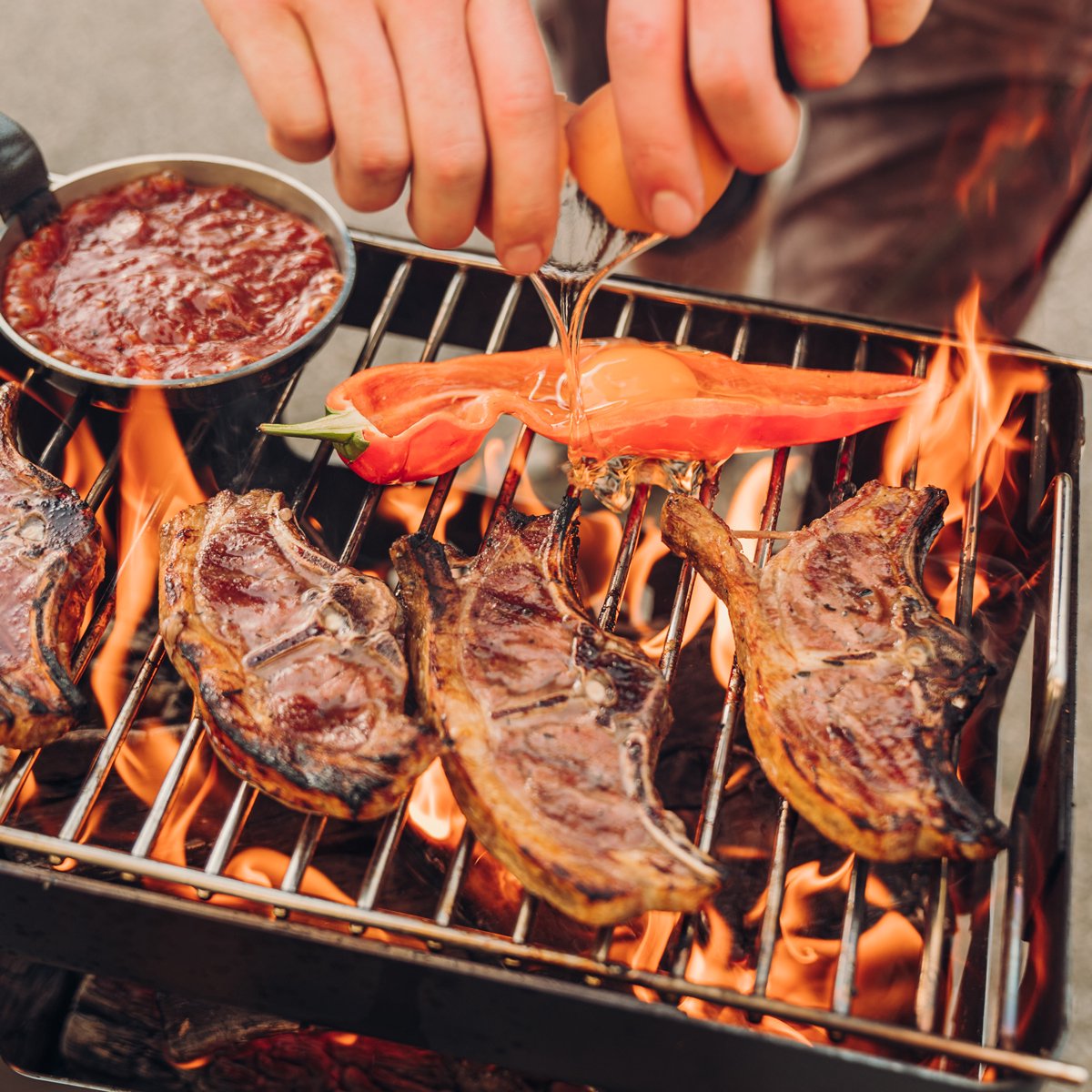 Höfats Beer Box Grillrooster - RVS