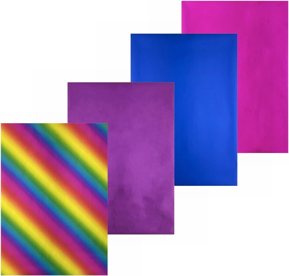 Set van 200 Stuks Gekleurd Hot Foil Papier voor Hot Stamping, Scrapbooking en DIY Projecten - 20x29cm Foil Sheets voor Laserprinter en Laminator
