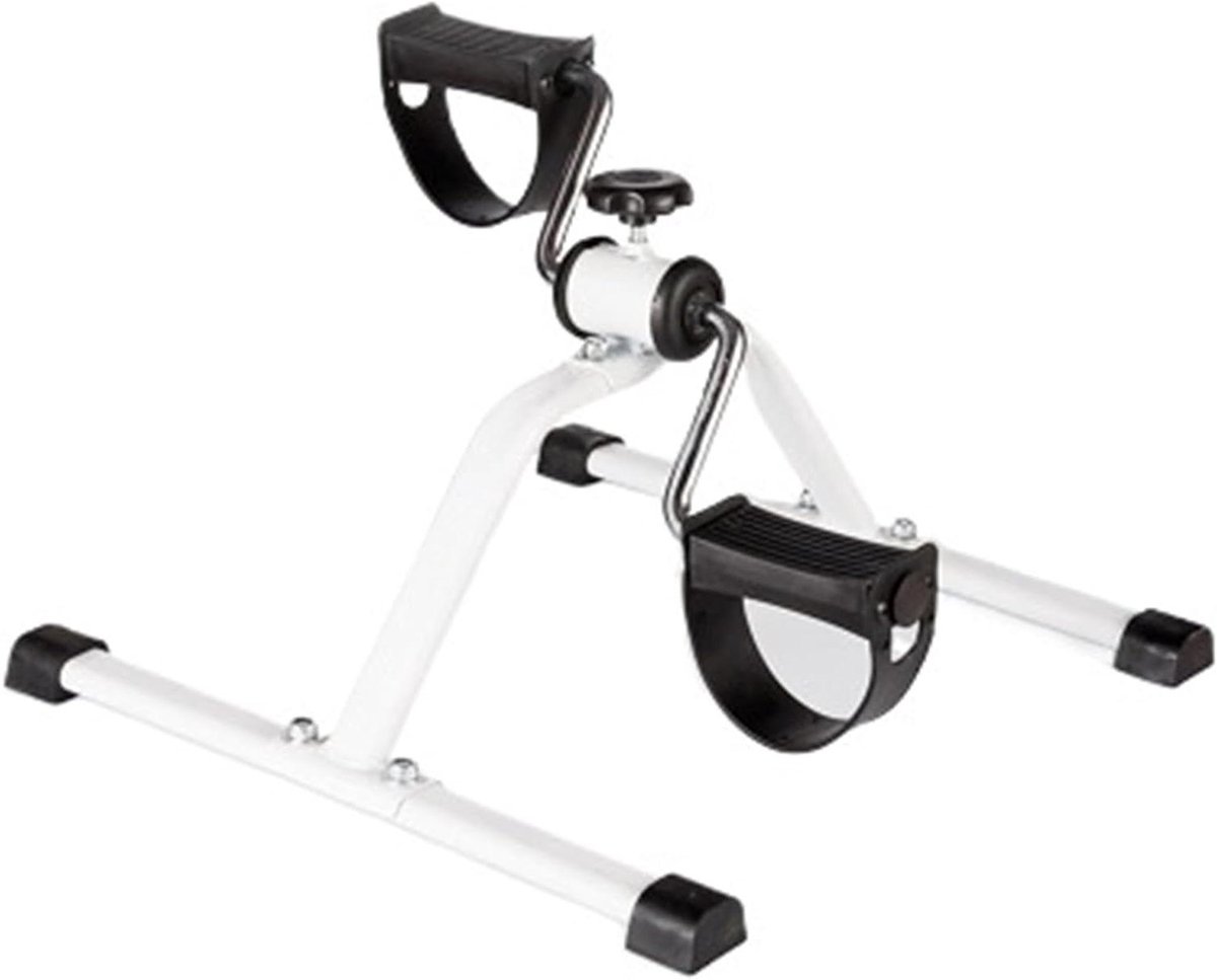Mini Hometrainer - Inklapbaar Trapapparaat - Actief Blijven - Compact Ontwerp - 37 x 49.5 x 23.5 cm - Zwart/Wit