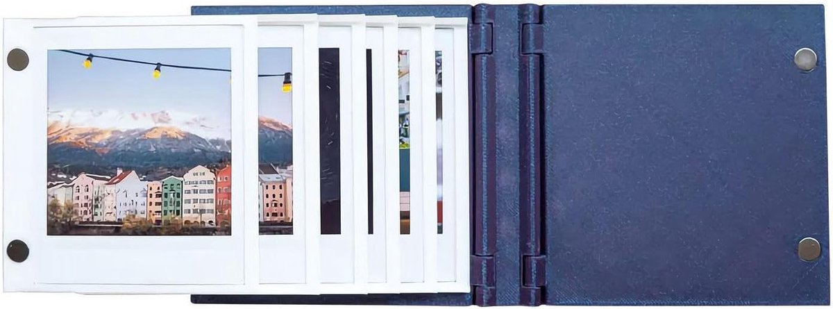 Fotoalbum Vierkant - Opvouwbaar Fotoboek - Herinneringen Bewaren - Zelfstandig Staand - 11 x 11 x 5 cm - Niet gespecificeerd
