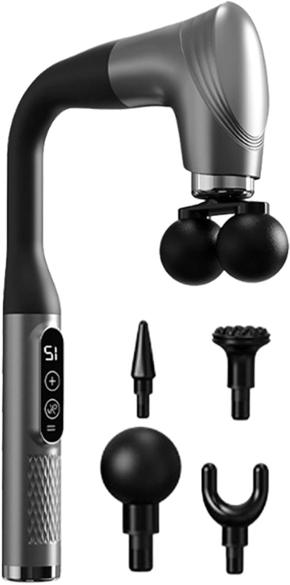 Diepe Weefsel Massager - Spierontlasting Hulpmiddel - Spierherstel Bevorderen - Dubbel Hoofd Verstelbaar - 37 x 25 x 6 cm