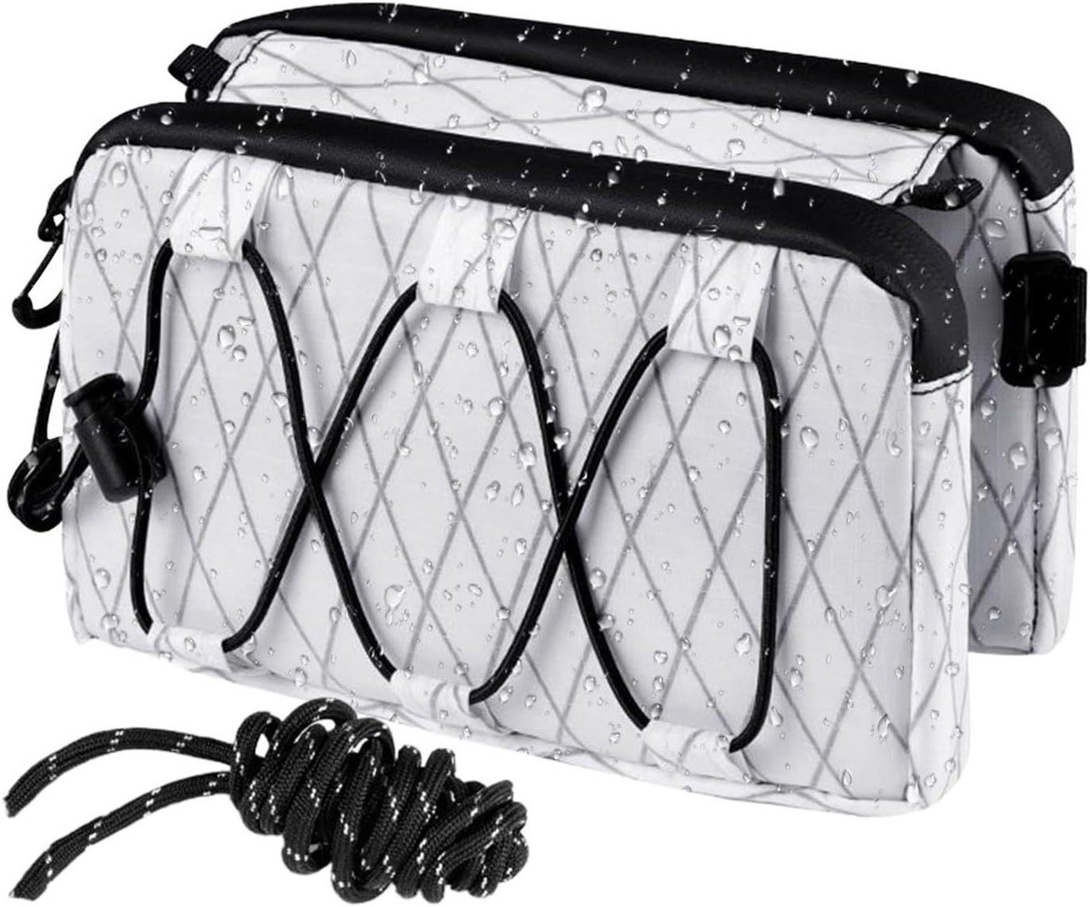 Fiets Top Tube Bag - Fietstas Frame - Spullen Vervoeren - Waterdicht Ontwerp - 20 cm - Wit