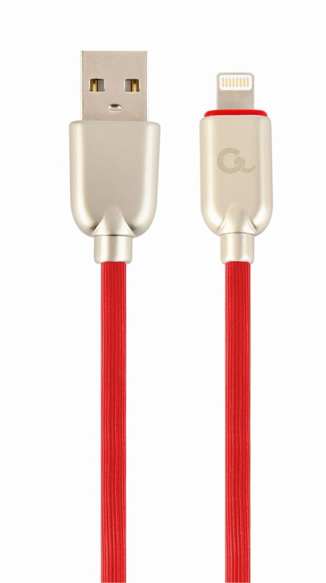 Cablexpert CC-USB2R-AMLM-2M-R Lightning-kabel Rood