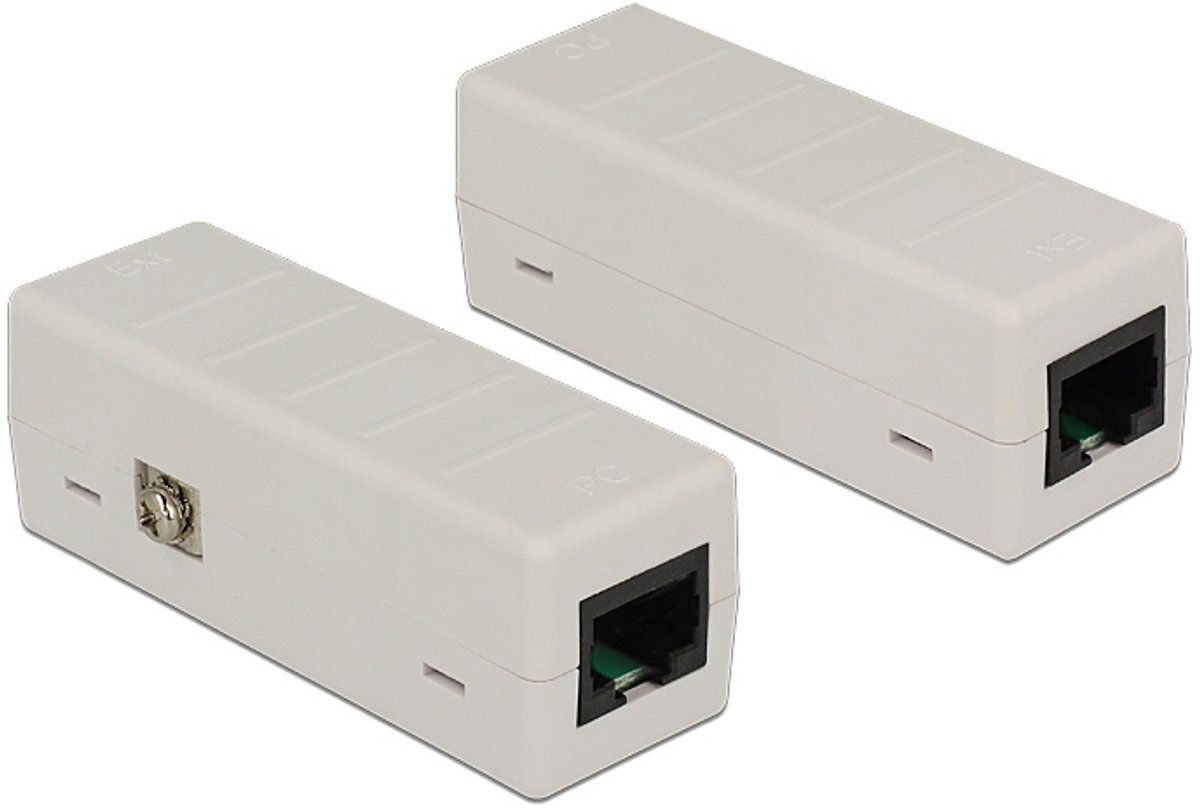 Netwerk overspanningsbeveiliging RJ45-isolator 6 kV RJ45 met PoE