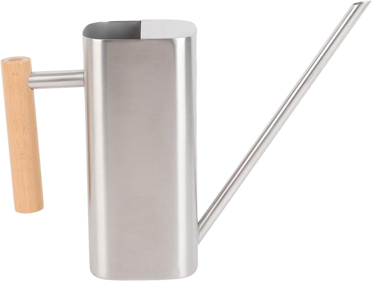Gieter RVS - Waterplanten Bakker - Planten Verzorgen - Lange Nauwkeurige Tuit - 800 ML - Zilver
