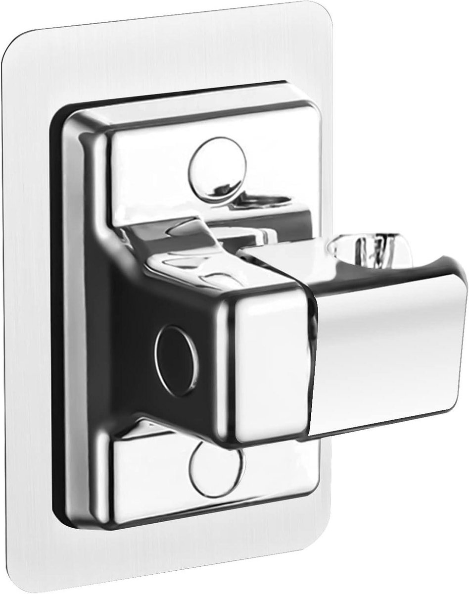 Douchekop Houder - Handdouche Beugel - Douchen Gemak - Verstelbare Hoek - 12cm Basis - Zil