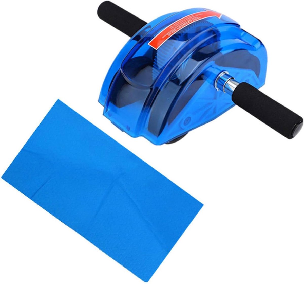 Buikspierroller - Fitnessroller Kernapparaat - Buikspieren Trainen - Ergonomisch Handvat - 40 cm Lengte - Blauw