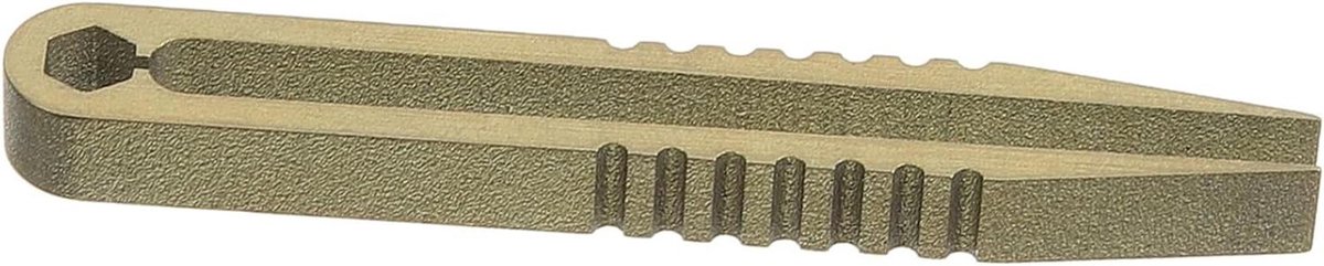 Titanium Pincet - Mini Gereedschap - Buiten Avonturen - Lichtgewicht Duurzaam - 4.5 cm Lengte - Geel