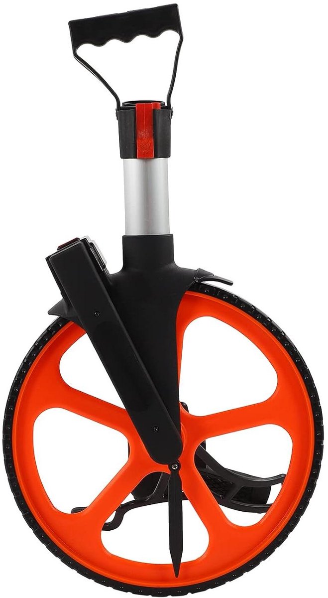 Afstandsmeter - Meetwiel - Wegen Meten - Robuuste Constructie - 925 cm - Grijs