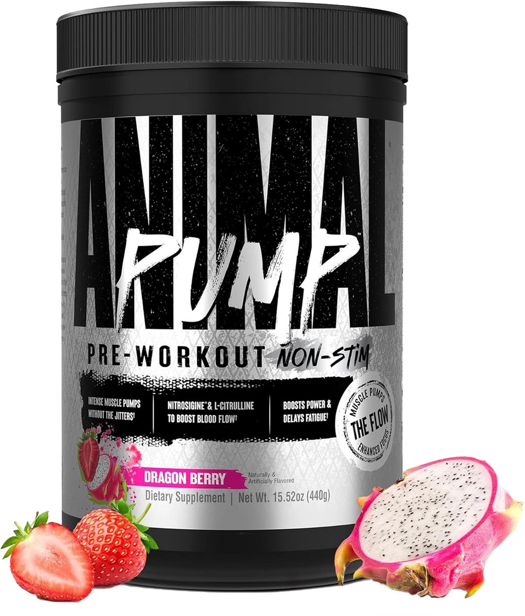 Animal Pump Non Stim - 40 servings - Dragon Berry