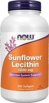 Now Foods Sunflower Lecithin 1200mg (200 softgels) Unflavoured - Vitaminen, mineralen & gezondheid - Vitaminen & Mineralen Complex