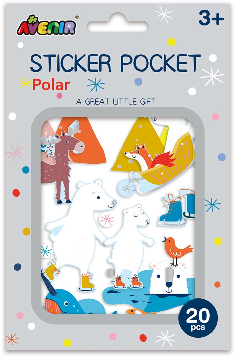 AVENIR Stickers - Polar - 20 Stuks - Een Mooi Geschenkje - 3 Jaar