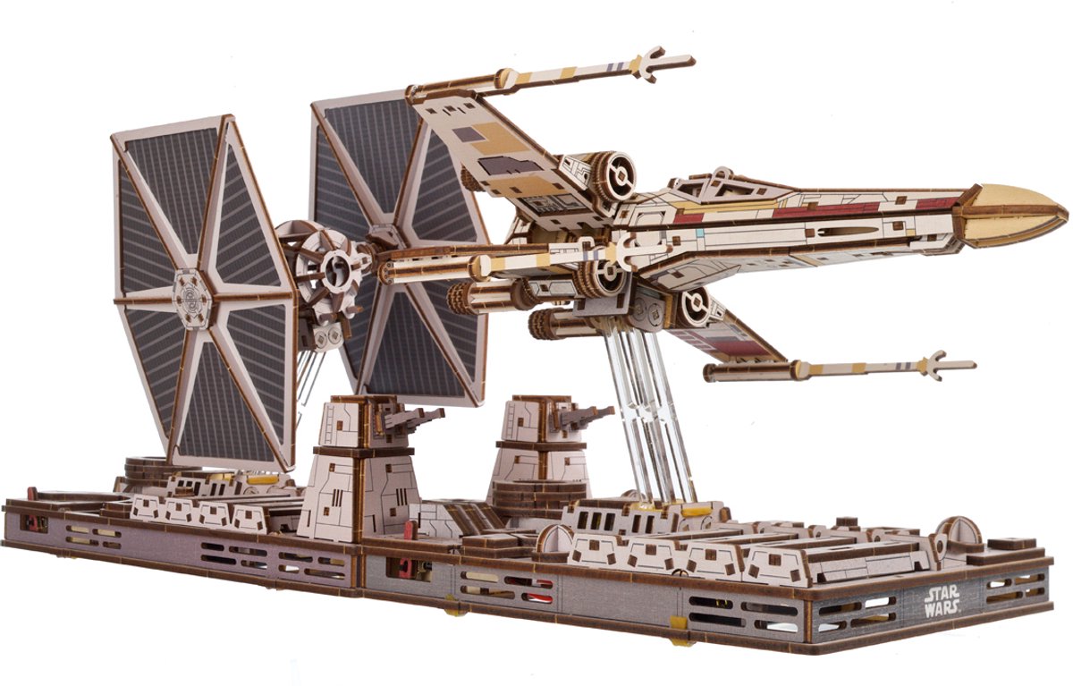 UGEARS 3D Modelbouw - At-St Walker - Star Wars - Mechanisch Bouwpakket Hout - Educatief Speelgoed — afbeelding 15