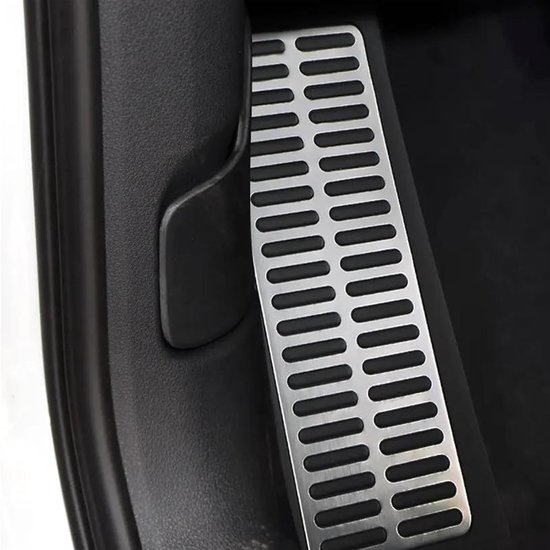 Pedaalhoezen Set - Auto Pedaal Covers - Verbeter Rijervaring - Antislip Ontwerp - Voor Q3 2013-2018 - Zilver Zwart — afbeelding 4