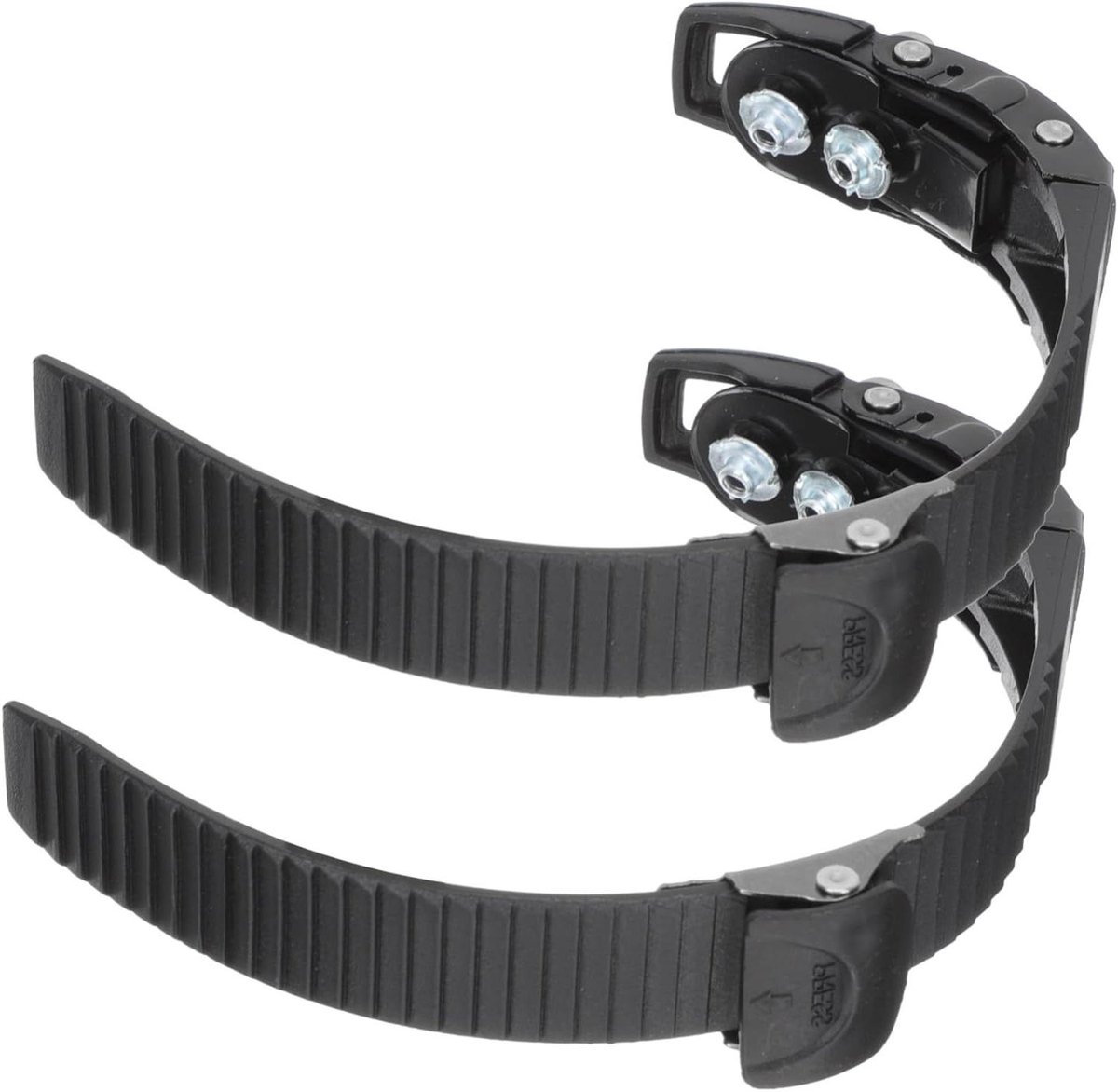 Roller Skate Straps - Schaatsgespen Set - Schoenen Bevestigen - Verstelbaar Ontwerp - 2 Stuks - Zwart