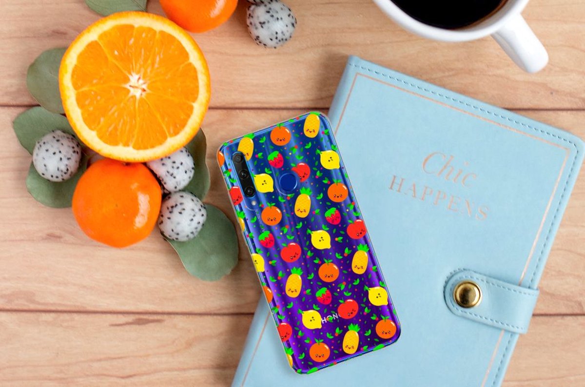Honor 20 Lite Siliconen Case Fruits