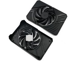 Grafische kaart ventilator - Vervangende koeler - Component vervanging - 4-pins connector - 4060 Ti model - Zwart