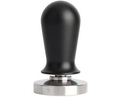Gekalibreerde Koffiestamper - Espresso Tamper - Espresso Bereiden - Precisie Arc Edge Design - 51 mm - Zwart