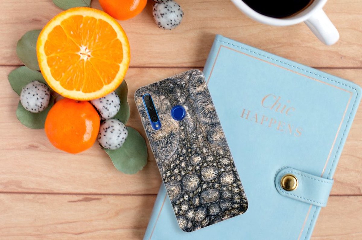 Honor 20 Lite TPU Hoesje Krokodillenprint