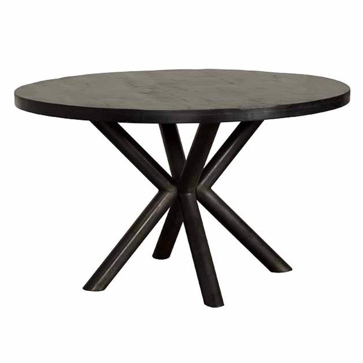 Tower Living Eettafel Selva - Rond Bruin Hout - Ø130cm