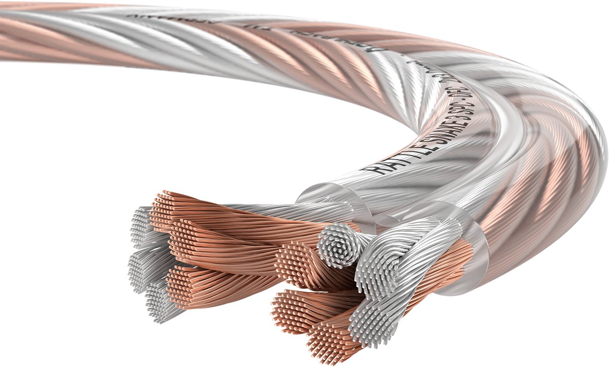 Oehlbach D1C350 Luidsprekerkabel 2 x 3 mm² Transparant 1 stuk(s)
