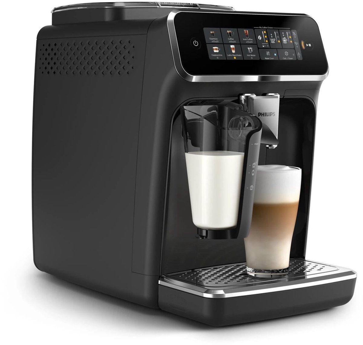 Philips 3300 Series LatteGo EP3341/50 - Espressomachine - 5 Soorten Koffie + Heet Water - Zwart / Chroom - + AquaClean Filter — afbeelding 7