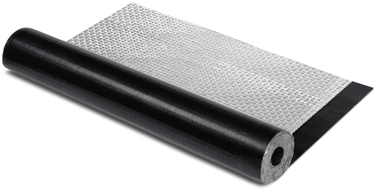 Bitumen Dekvloer Rol - Aluminium Bitumen Vilt - Dak Afdichting - Aluminium Coating - 0.25 