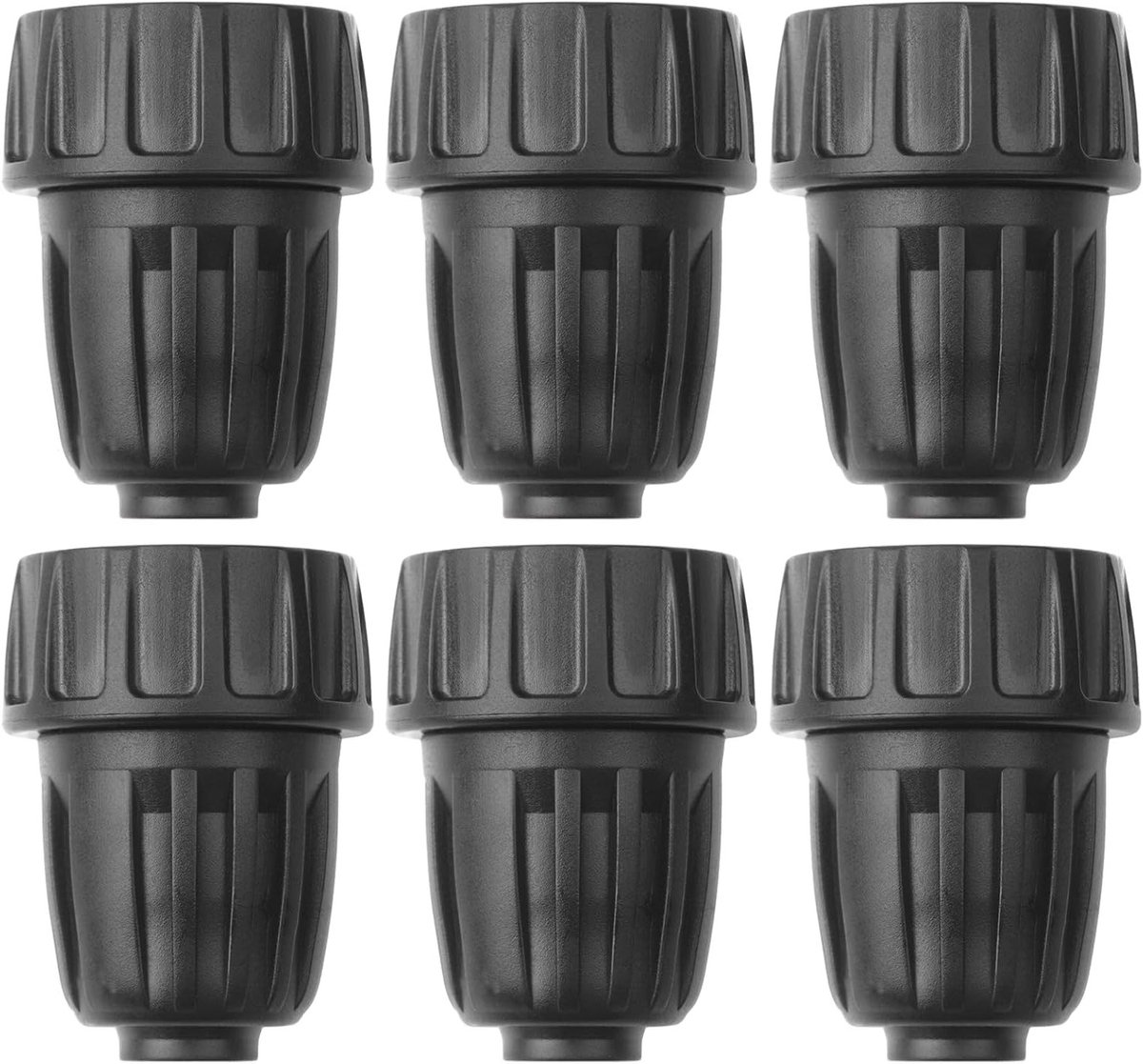 6-delige 1/2 inch druppelirrigatie slangadapter voor 3/4 inch kraanverbinding, tuinaccessoires en irrigatiesystemen