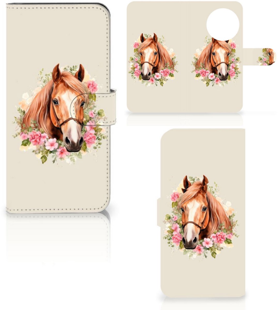 Telefoonhoesje met Pasjes voor OnePlus 11 Paard