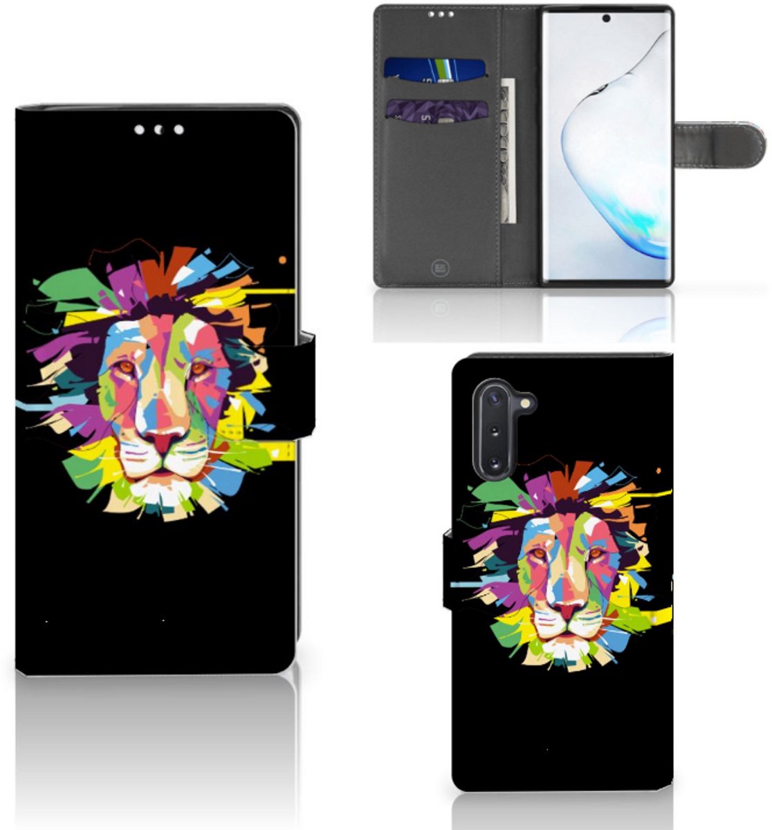 Samsung Galaxy Note 10 Leuk Hoesje Lion Color