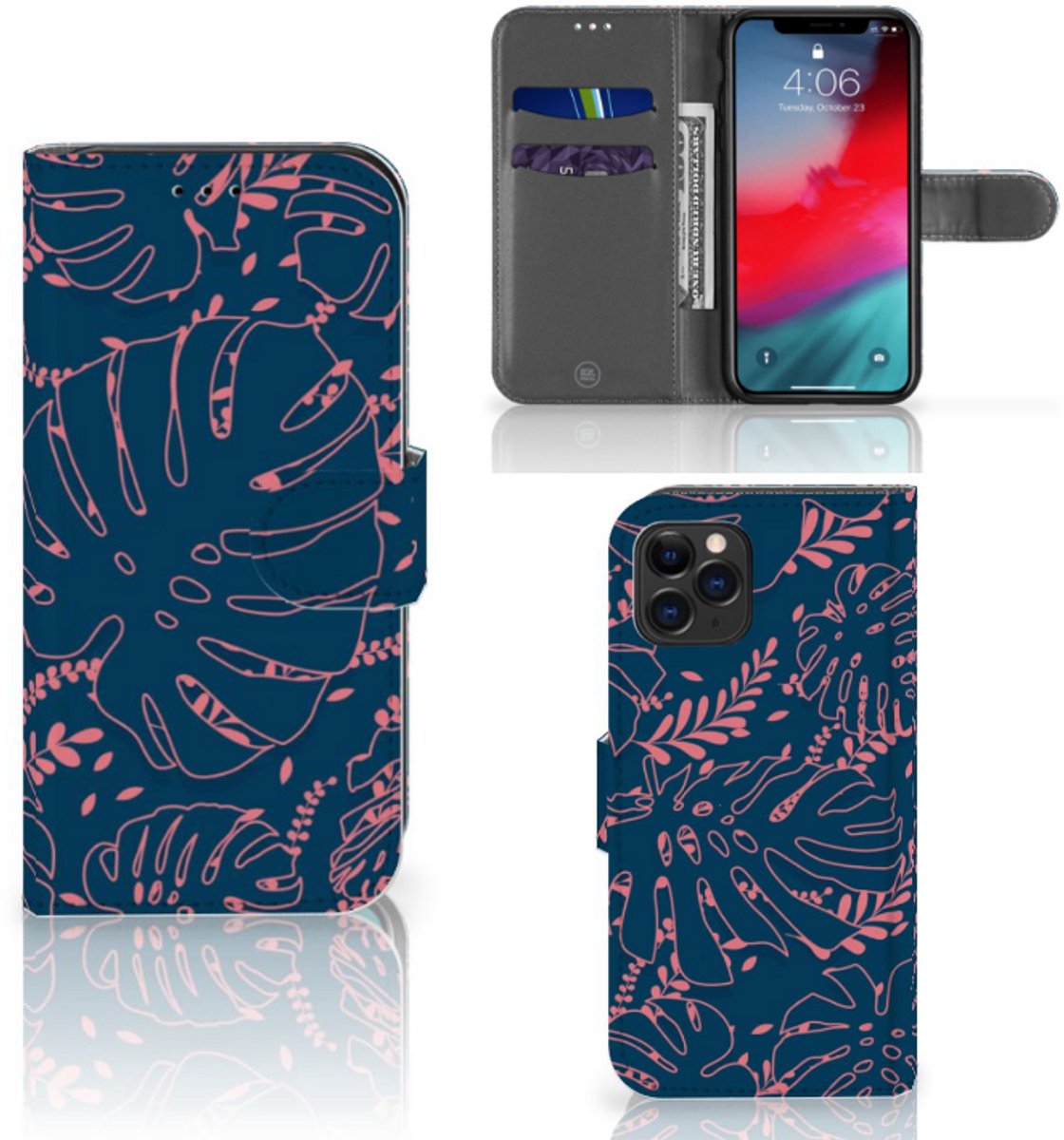 Apple iPhone 11 Pro Hoesje Palm Leaves