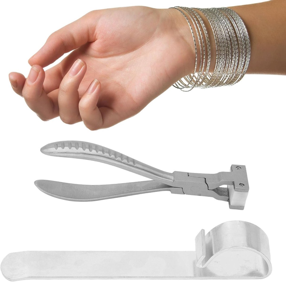 Handmatige Ringbuiger voor Sieradenmaken - RVS Buig Tang voor Armbanden en Accessoires, Professionele Gereedschappen voor Creatieve Projecten