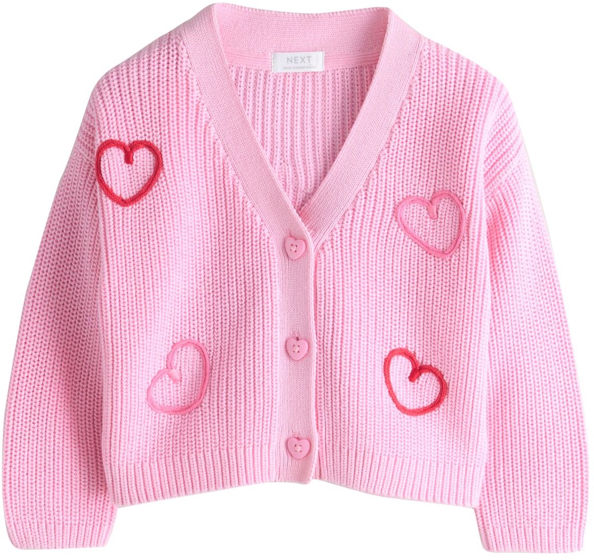Next - Meisjes - Vest met V-hals - Roze