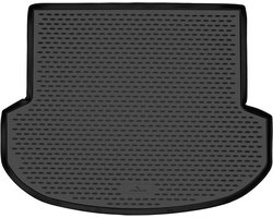 Kofferbakmat - Bagagebakbekleding Vloermat - Auto Beschermen - Op Maat Gemaakt - Hyundai Santa Fe IV - Zwart