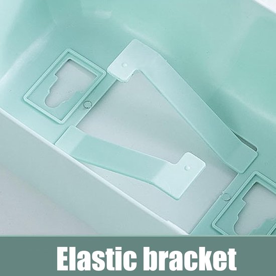 Doekjesbox - Tissues Houder - Babyverzorging - Luchtdicht Deksel - 20x12x9.5 cm - Groen — afbeelding 5