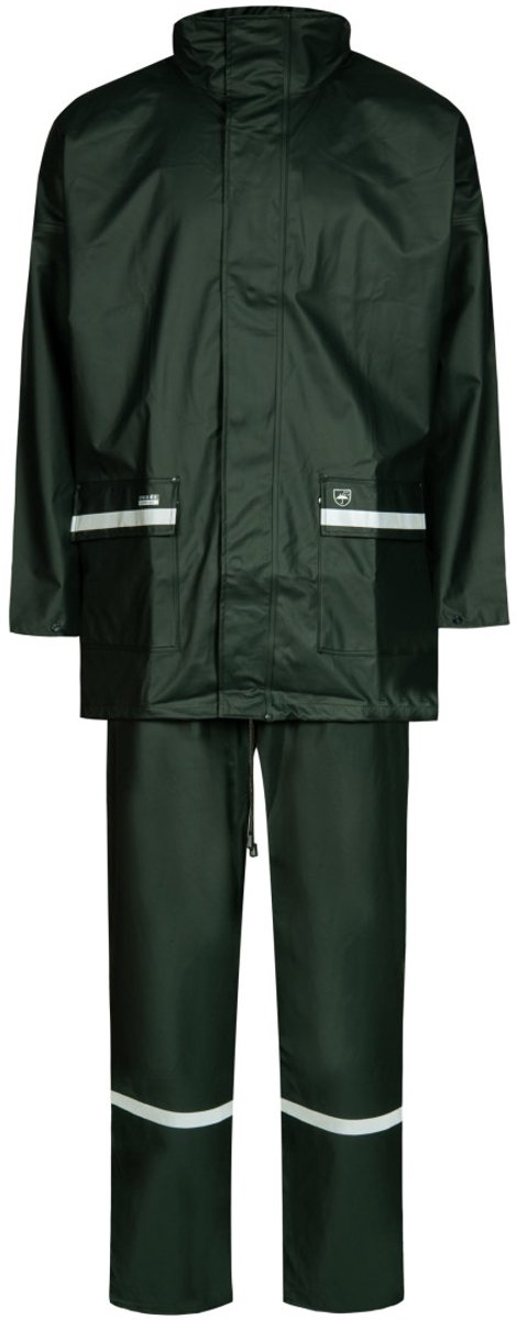 Donker groen regenpak van Lyngsøe Rainwear XXXL