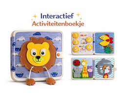 Montessori vilt busy book leeuwtje